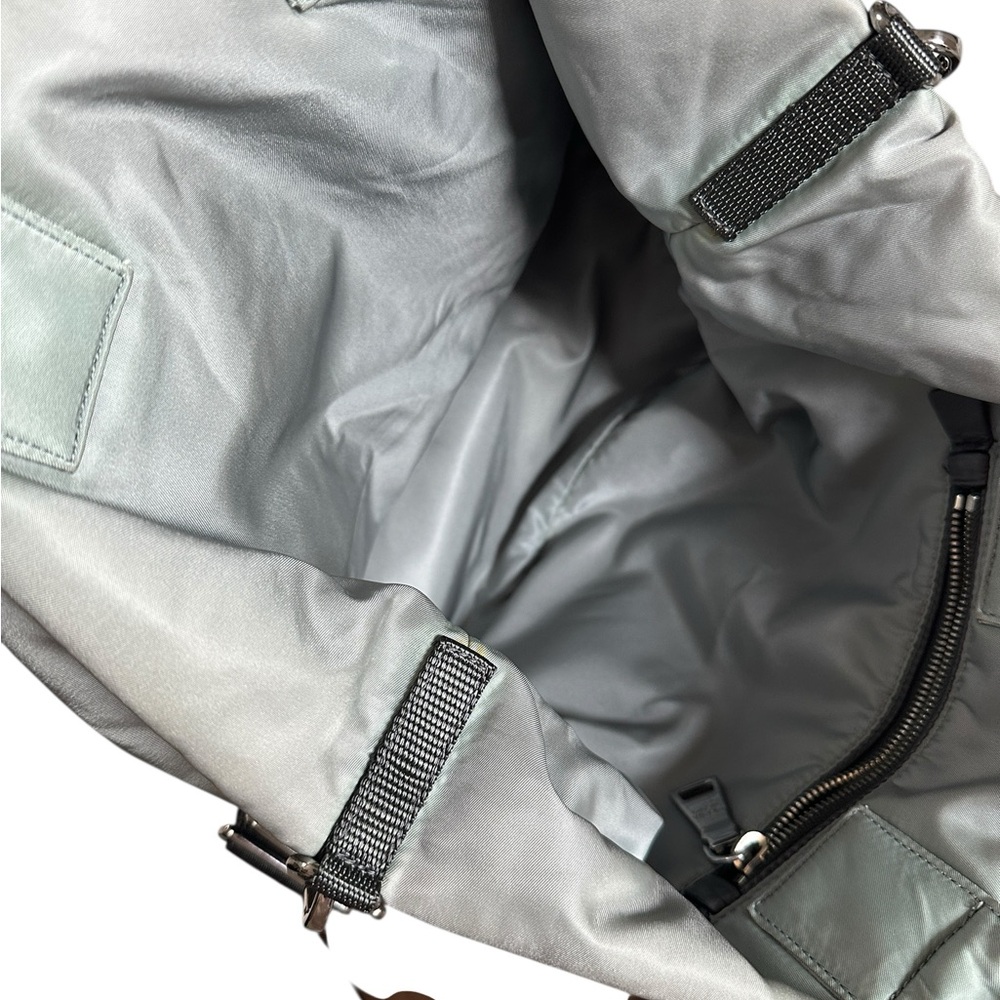 Prada Gray Messenger Bag with Adjustable Strap - Picture 11 of 14